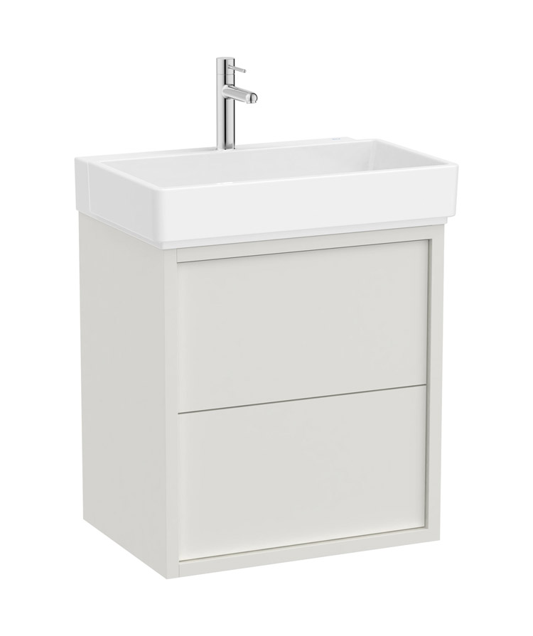Roca Tura Zestaw szafka z umywalką UNIK 60 cm biały mat (A852026558)